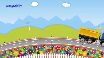 Trucks for kids. Crane Truck. Surprise Eggs. Learn Sweets