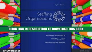 [Epub] Full Download Staffing Organizations (Irwin Management) Ebook Online