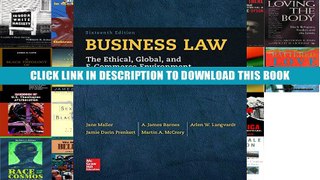 [PDF] Full Download Business Law (Irwin Business Law) Ebook Popular