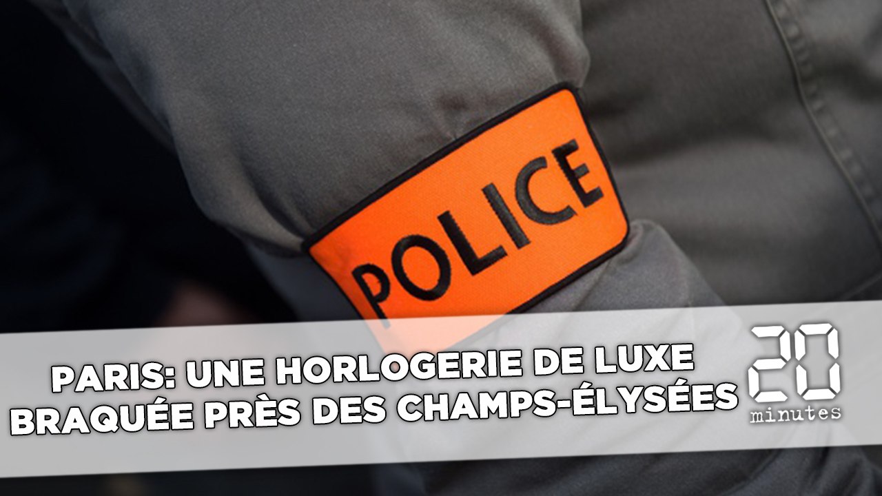 Paris: Une horlogerie de luxe braquée près des Champs-Elysées
