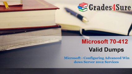 Pass your Microsoft 70-412 Exam With Dumps