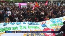 Première manifestation anti-Macron à Paris