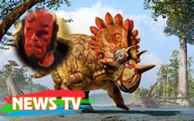 Phát hiện hóa thạch khủng long kì dị như quỷ đỏ Hellboy