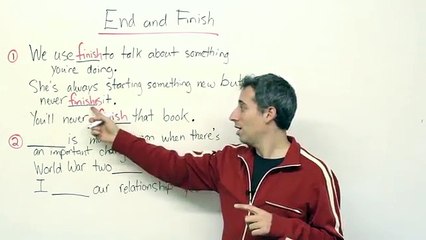English Vocabulary - End Or Finish_- Edited