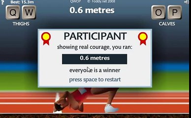 How to run in QWOP the right way :P