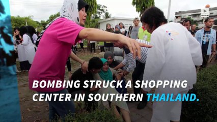 Double bombing hits Thailand shopping center