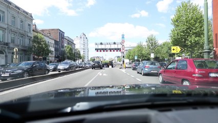 Radar tronçon dans le tunnel Léopold II, la limitation pas encore respectée