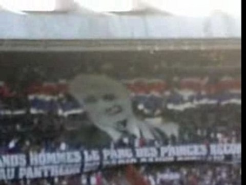 Psg rennes entrée joueur tifos