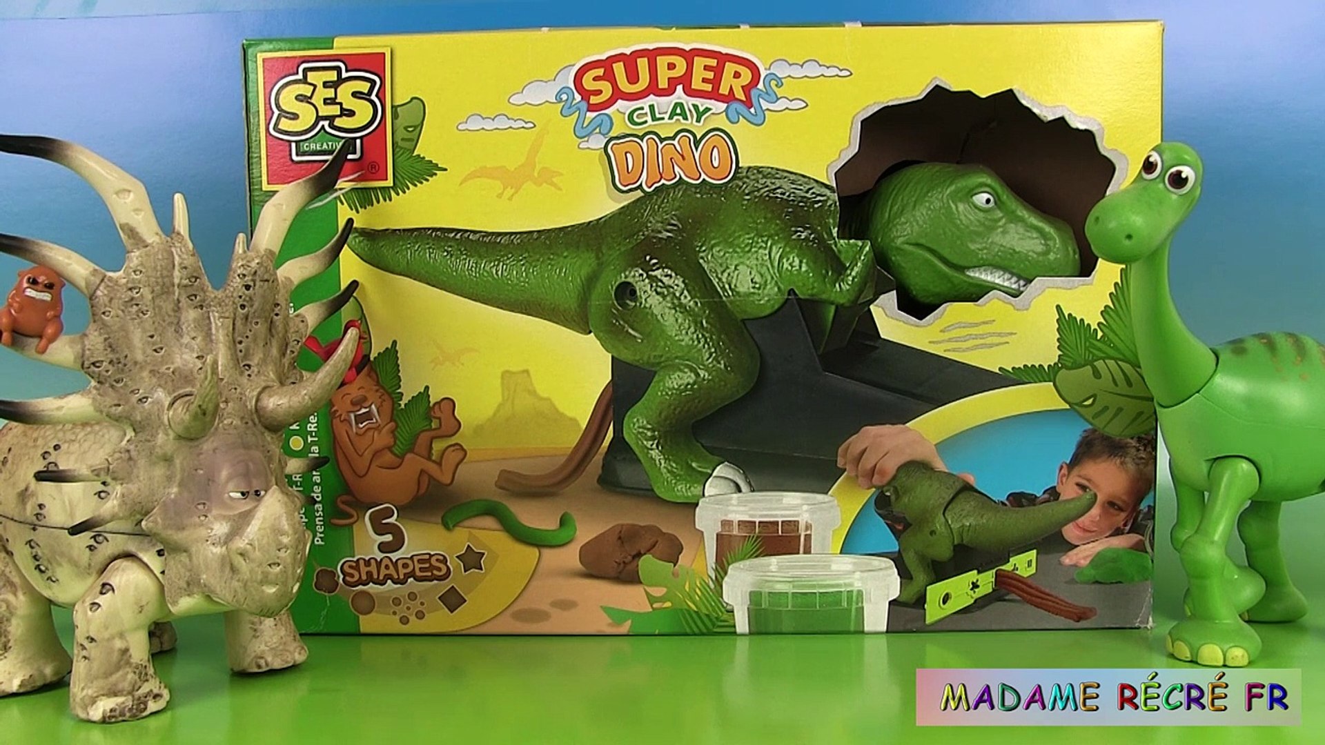 Pâte à modeler Dinosaure T-Rex Dinosaur Poop Super Clay Dino Surprise Oeufs  Slime - video Dailymotion