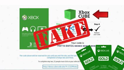 XBOX LIVE GOLD GRATIS METODOS FALSOS Y FRAUDULENTOS