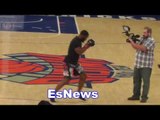 MMA Fighter Tyson Woodley Got Them Hands Working With Eric Brown EsNews Boxing