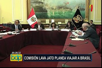 Comisión Lava Jato planea viaja a Brasil
