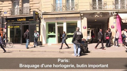 Paris: braquage d'une horlogerie près des Champs-Elysées