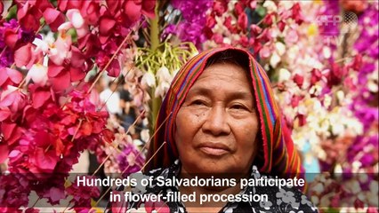 Salvadorian Flower and Palm Festival ushers in rainy season