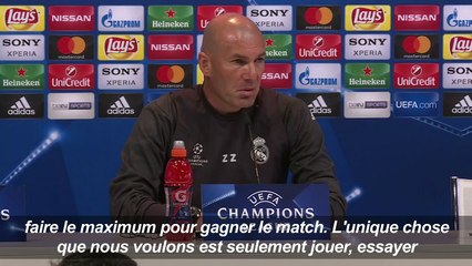 Football: "Il va falloir faire un grand match" (Zidane)