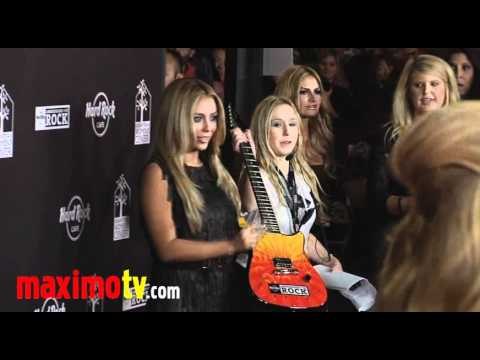 AUBREY O'DAY at HARD ROCK CAFE Hollywood Opening