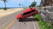 BeamNG drive - Stone on road Car and Truck Crashe