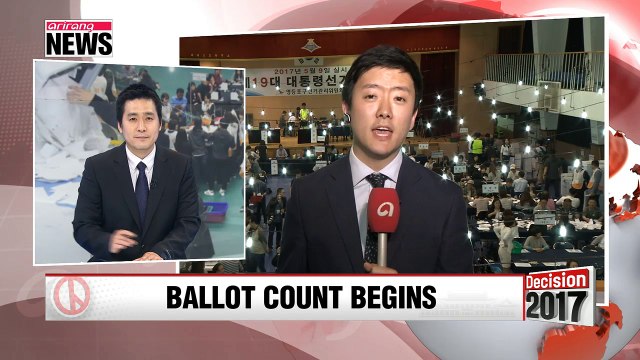 Ballot counting begins for Korea's 19th Presidential elections