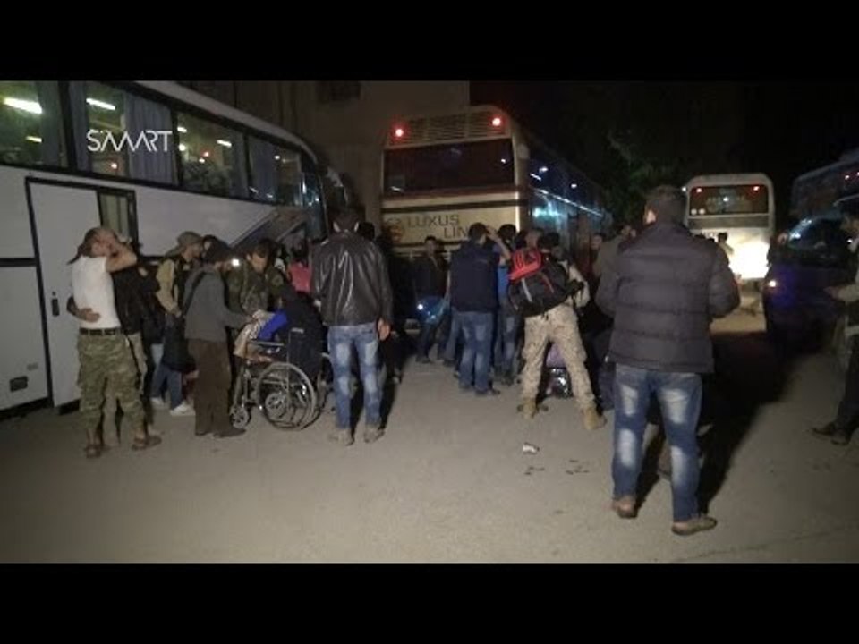 Rebel Convoy From Damascus Arrives in Opposition-Held Territory
