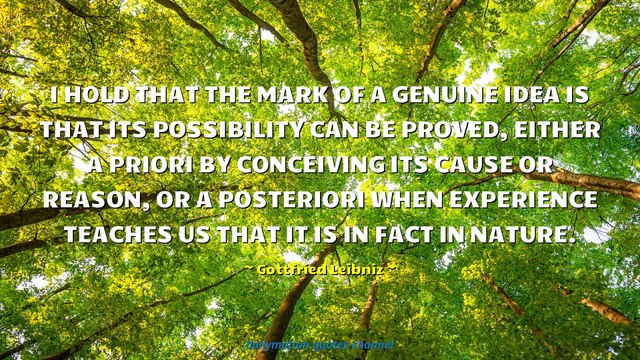 Gottfried Leibniz Quotes