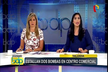 Más de 40 heridos por un doble atentado con bomba en Tailandia