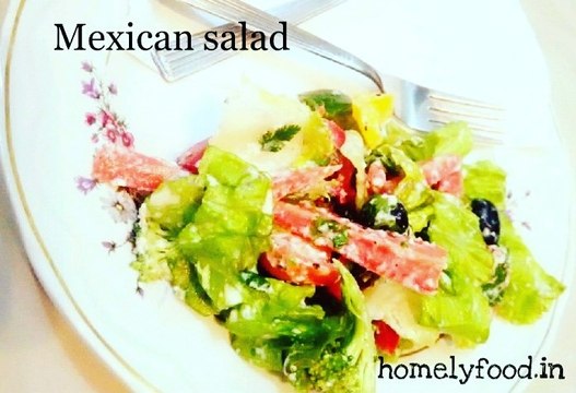 Mexican Salad | Healthy Salad | Nutritious food | homelyfood.in