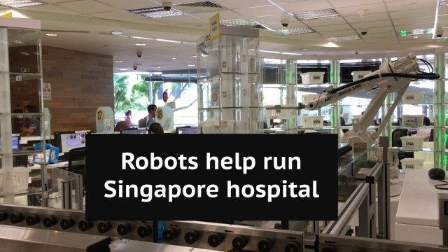 Singapore hospital using robots to help stressed-out pharmacists dispense medication