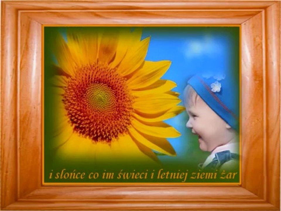 Jak ja to lubię, ten dzień ogromny taki i nieruchome ptaki i letniej ziemi żar