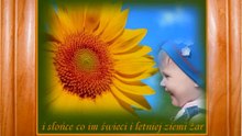 Jak ja to lubię, ten dzień ogromny taki i nieruchome ptaki i letniej ziemi żar