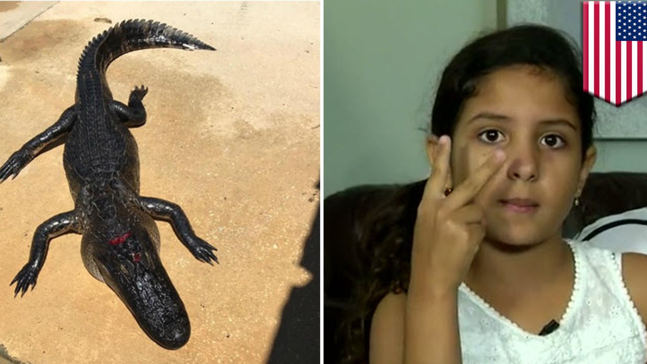 Gator attacks: 10-year-old girl fights off alligator by poking it in the nostrils