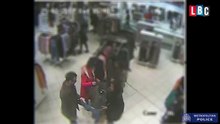 Police CCTV Shows Pickpocket Stealing Phone