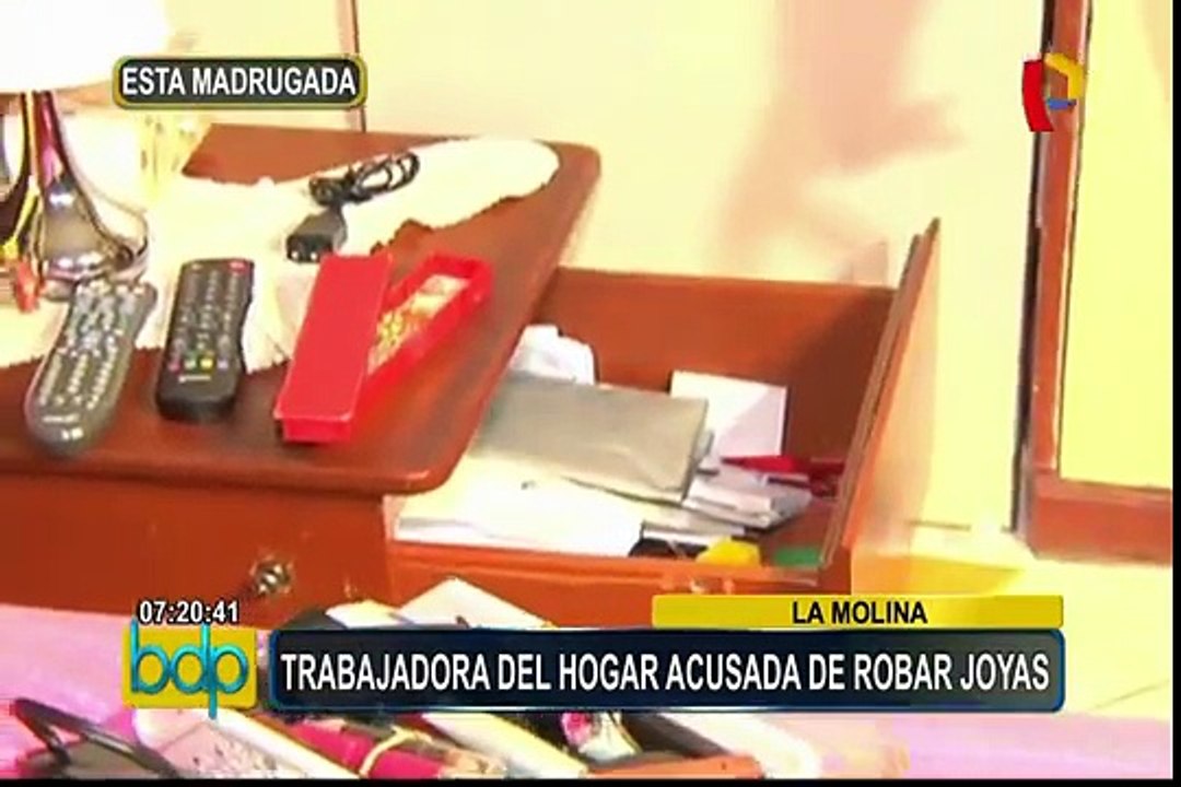La Molina: intervienen a trabajadora del hogar acusada de robar joyas
