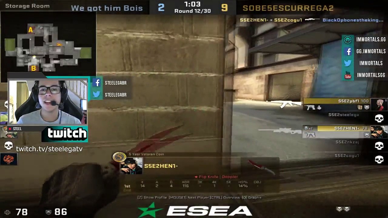 CS:GO - BRAZILIAN KENNYS WRIST BREAKER SHOTS
