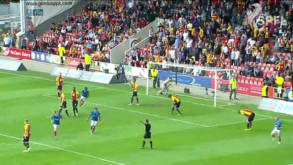 THE RANGERS SCORED A GOAL, IT WAS MAD, BUT ... WHAT IS THIS STEWARD DOING?