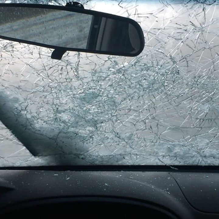 Windshields Crack as Huge Hailstones Fall Over Denver