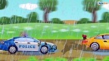 Cars Cartoons for children - The Police Car - 2D Kids Cartoon about Cop Cars