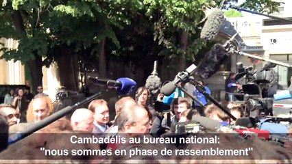 Cambadélis: "Nous sommes en phase de rassemblement"