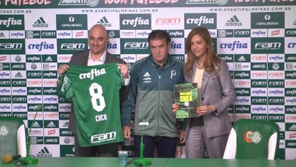 Cuca retorna ao Palmeiras e não promete título em sua apresentação