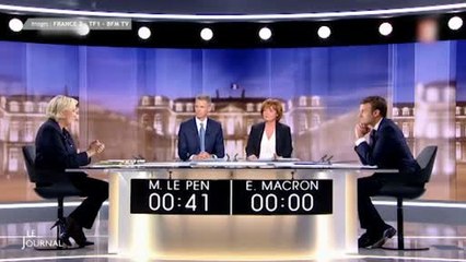 Extrait du débat présidentiel : Le Pen vs Macron (Vendée)