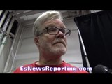 FREDDIE ROACH COMMENTS ON FLOYD MAYWEATHER PRESENCE AT MANNY PACQUIAO FIGHT - EsNews Boxing