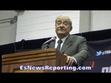 BOB ARUM EXPLAINS HOW MAYWEATHER ENDED UP AT PACQUIAO FIGHT & IF REMATCH IS BEING NEGOTIATED