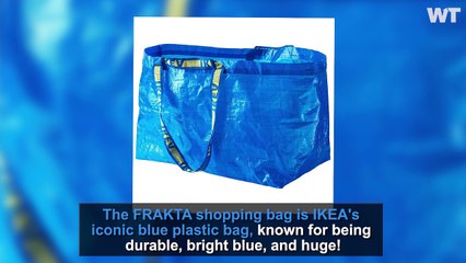 Fashions Made From IKEA SHOPPING BAGS!