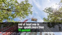 Because of rising housing costs and stagnant wages, slightly more than half of all poor renting families in the country spend more than 50 percent of their income on housing costs,