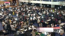 Ballot counting continues as Moon declared winner