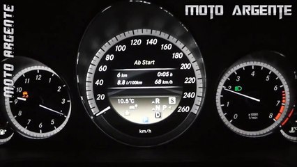 Mercedes E 250 démarrage 0 à 100 km/h