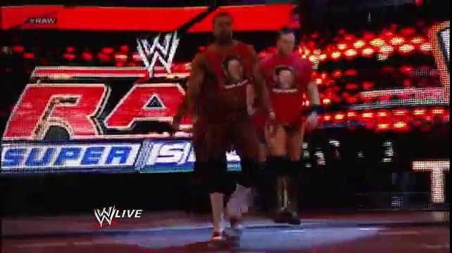Booker T Saves Teddy Long From Mark Henry & Joins Team Teddy WWE Raw March 26th 2012