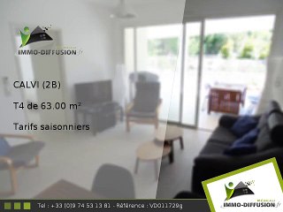 T4 63.00m2 A louer sur Calvi - Tarifs saisonniers