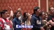 manny pacquiao at bible study right before jessie vargas fight EsNews Boxing