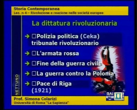 Storia contemporanea - Lez 04 - Rivoluzione e reazione nelle società europee
