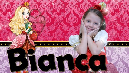 Tema Ever After High - Retrospectiva Bianca 6 Aninhos